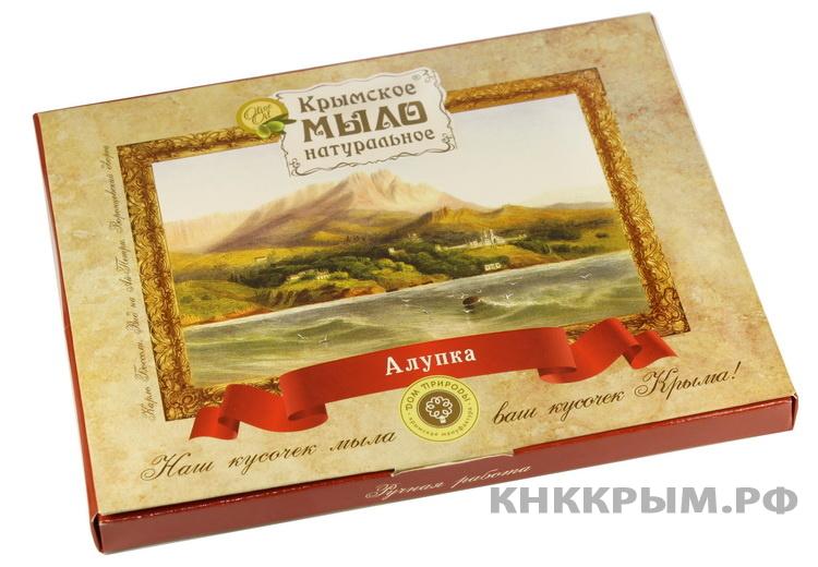 Сувенирный набор мыла Акварели Крыма (4 бруска по 50 г.), 200 г : Алупка