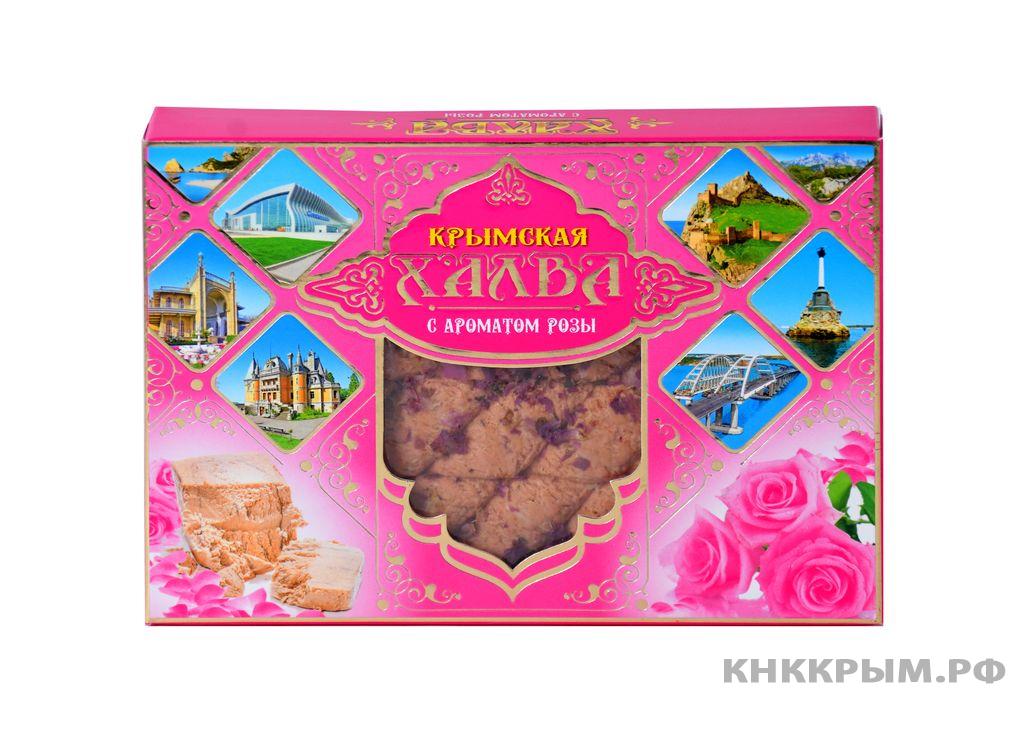 Крымская халва 300 г арахисовая с ароматом розы
